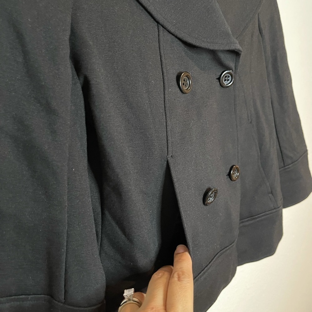 Pendleton Petite Double Breasted Black Blazer Siz… - image 6